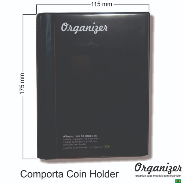 Álbum para moedas 84 Lugares - Comporta Coin Holder