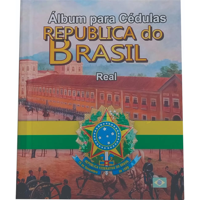 Álbum para cédulas REAL volume 5 Republica do Brasil