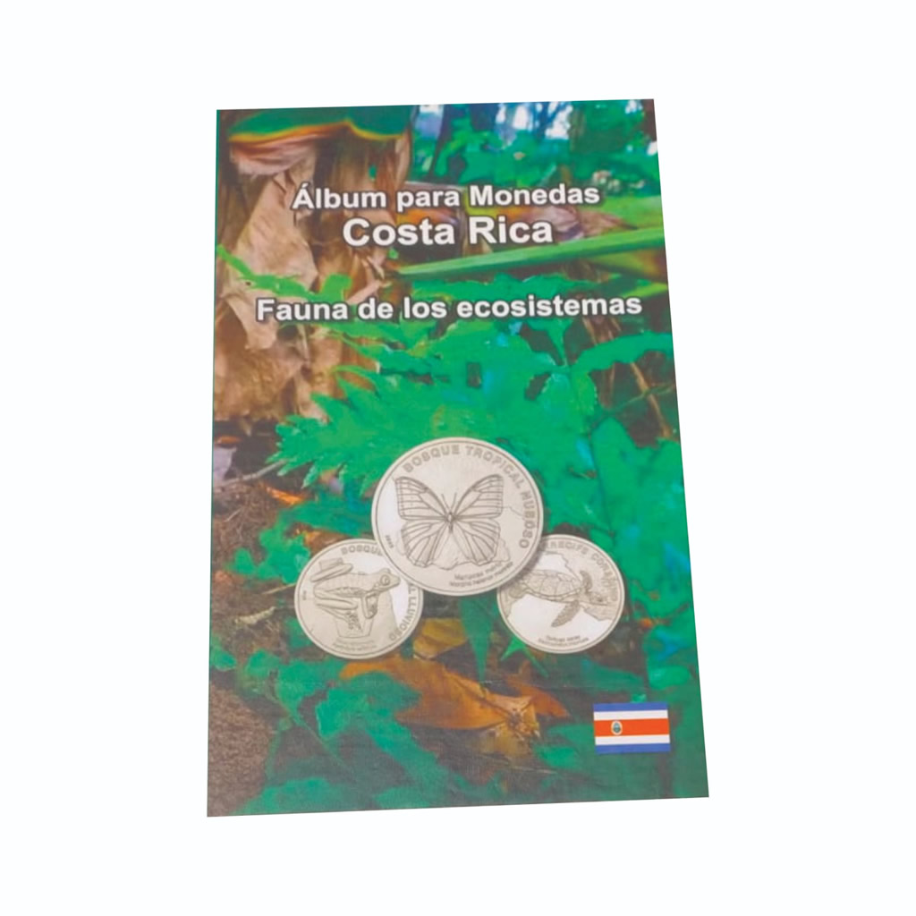 Álbum para moedas Costa Rica - Fauna Silvestre